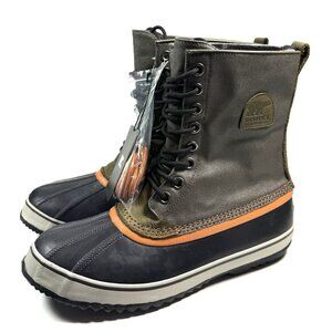 SOREL Mens 1964 Premium T Winter Duck Boots Size 11 Waterproof Leather Rubber
